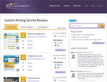 Tablet Screenshot of bestcustomwritingservices.com